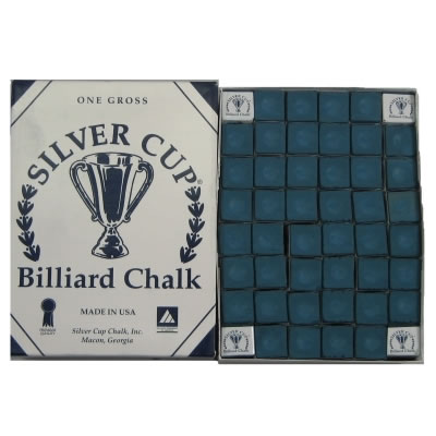 Silver Cup Cue Chalk (144 box)