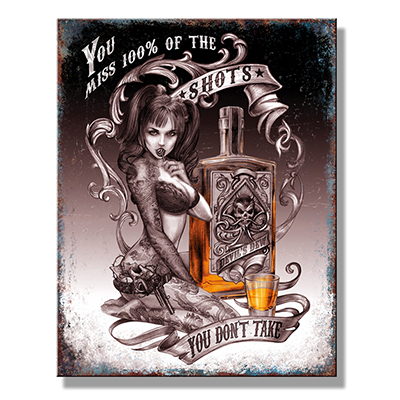 Alchemy Devil Dew Tin Sign