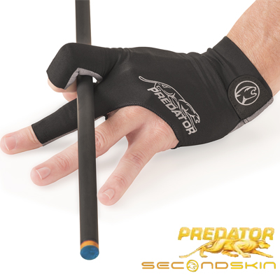 Predator Second Skin Billiard Glove - Grey 