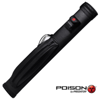 Poison Armor Hard 2 Butt X4 Shaft Black Cue Case PO2X4B