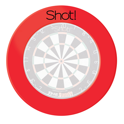 Shot Dartboard Red Surround Ring - 1 Piece