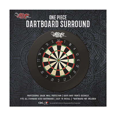 Shot 1-Piece Black Dart Surround 