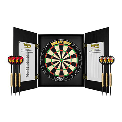 Shot Michael Smith Bully Boy Dartboard Cabinet Set