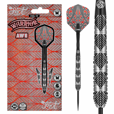 Shot Warrior Awe 90% Tungsten Steel Tip Darts 