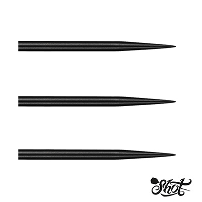 Shot Darts Black Steel Points