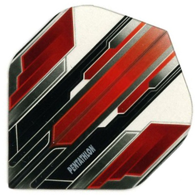 Pentathlon Flights - Red/Black/White Standard