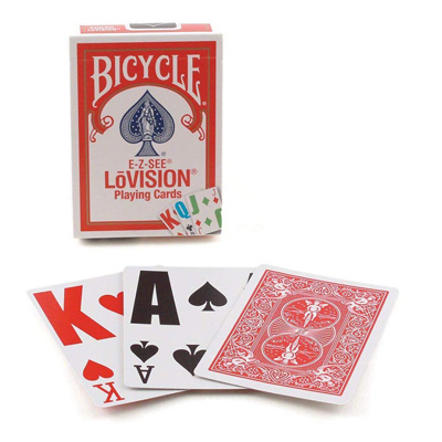 Single Deck Bicycle E-Z See Lo Vision Cards 
