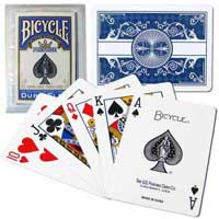 Single Deck Poker Bicycle Prestige 100% Plastic