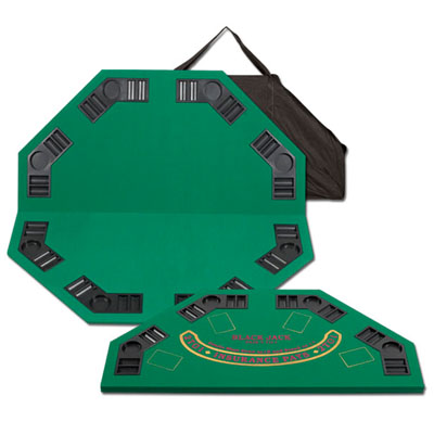 2 in 1 Folding Poker & Blackjack Table Top