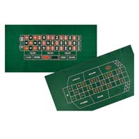 Reversible Casino Cloth Roulette 0 or 00