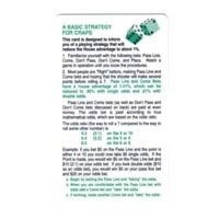 Craps Strategy Card