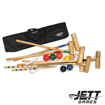 Jett 6 Player Tournament Croquet Set in Canvas Bag