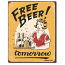 Moore - Free Beer Tin Sign