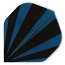 Polyester Flights - Blue and Black Stripes