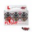 Shot L-Style EZ L3 Small Standard Shape Viking Raven Black Dart Flight Set 