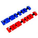 Set of 2 Roberto Sport Foosball Slide Scorer in Red and Blue