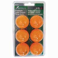 1 Star Orange SwiftFlyte Table Tennis Balls (6 pack)