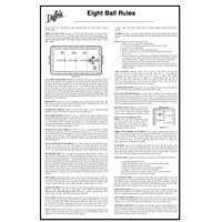 Eight Ball Laminated Rule Sheet