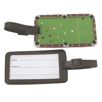Rubber Pool Table Name / Luggage Tag for Case