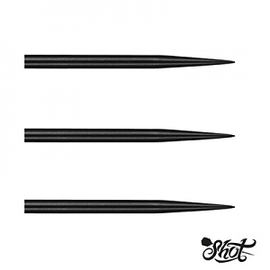 Shot Darts Black Steel Points