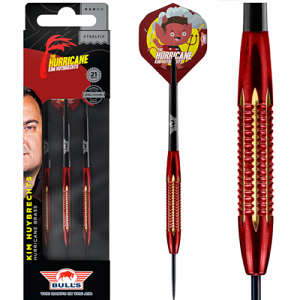 Bull’s Kim Huybrechts Hurricane Brass Darts