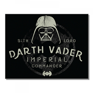 Star Wars Vader Sith Tin Sign