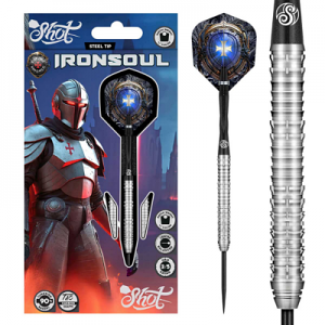 Shot Future Knights Ironsoul 90% Tungsten Steel Tip Dart Set 