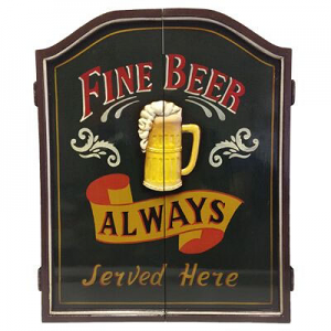 Jett Vintage Pub Fine Beer Dart Cabinet