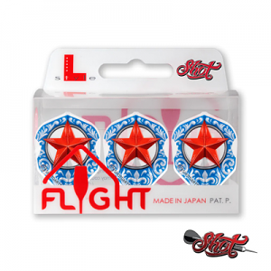 Shot L-Style EZ L3 Shape Trail Blazer Dart Flight Set 