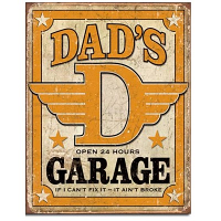 Dad's Garage Tin Sign