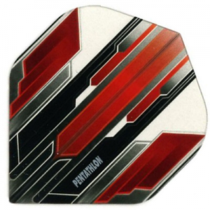 Pentathlon Flights - Red/Black/White Standard