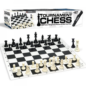 Tournament Roll-up Triple Weighted Chess Set