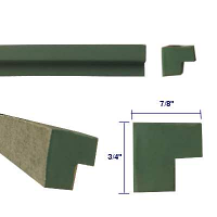 Replacement Rubber Snooker Cushion 12' L Shaped 72'' Set of 6