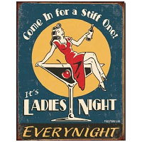 Moore Ladies Night Tin Sign