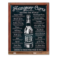 Hangover Cures Tin Sign