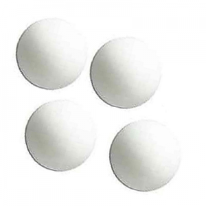 Foosball Balls White Smooth (4 pack) 