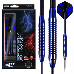 Jett Vibrant Blue Brass Storm Dart Set - 23gm