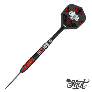 Shot Michael Smith Tenacious Steel Tip 90% Tungsten Dart Set