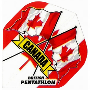 British Pentathlon Flights - Canadian Flags Standard 