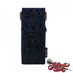 Shot Insigna Wild Frontier Blue  with Black Embossing Dart Case