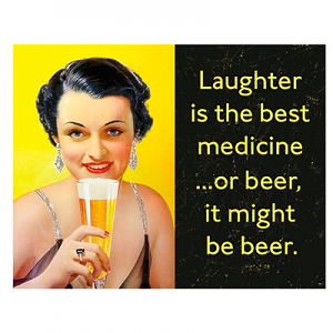 Might Be Beer Tin Sign
