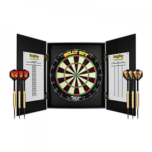 Shot Michael Smith Bully Boy Dartboard Cabinet Set