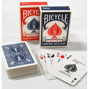 Bicycle Mini Decks Playing Cards, Red/Blue - Single Deck