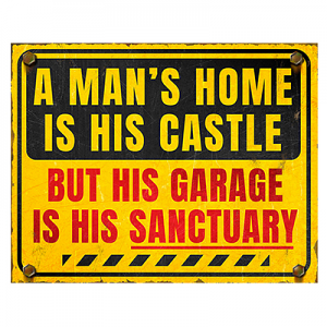 Sanctuary Tin Sign